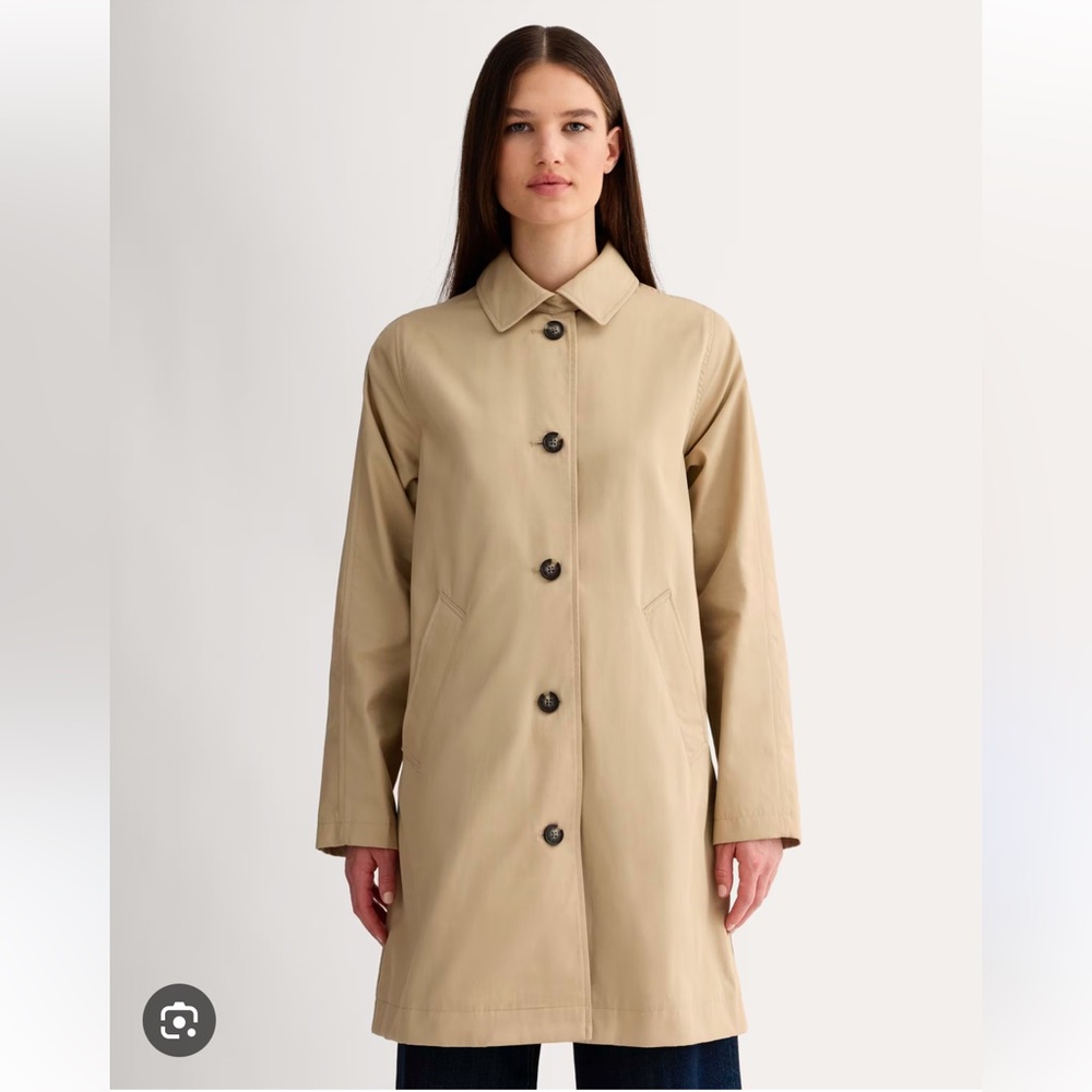 Everlane Mac Coat Cornstalk M